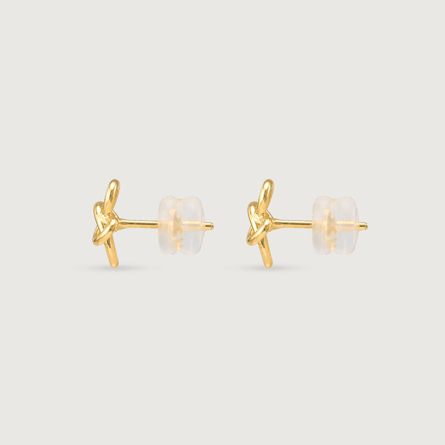 Infinite Flow Gold Stud Earrings,,hi-res image number null