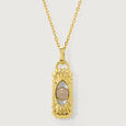 Enchanted Transformation 18KT Chain White Moon Stone Pendant with chain,,hi-res view 3