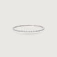 Dainty Sparkling Silver Bangle,,hi-res view 4