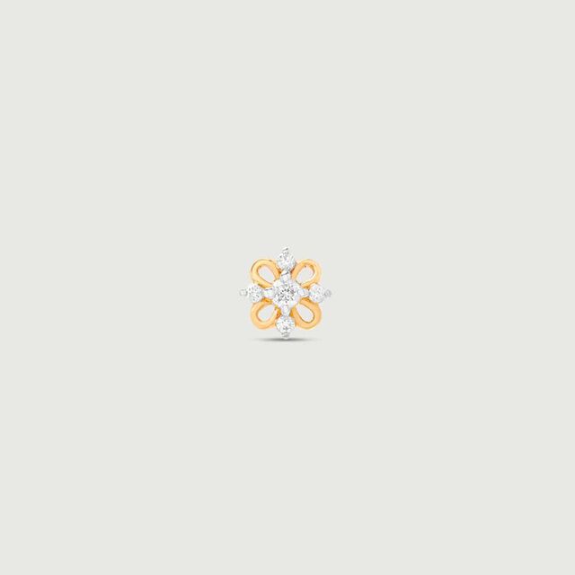 Bloom Pop Diamond Nose Pin,,hi-res image number null