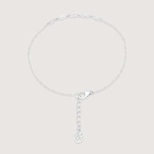 Graceful Leaf Silver Bracelet,,hi-res image number null