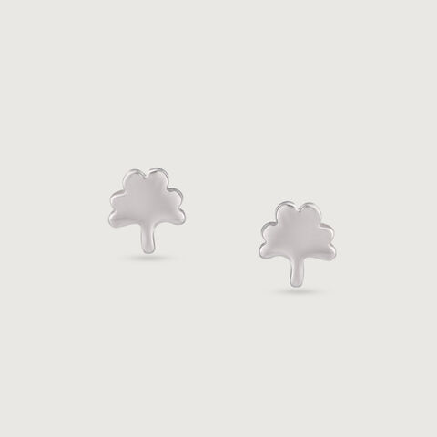 Playful Bloom Silver Earrings