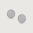 Sparkling Diva Gold & Diamond Stud Earrings,,hi-res view 3