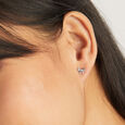Sweet Bow Sterling Silver Studs Earrings,,hi-res view 1