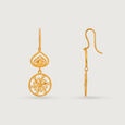 Eternal Heirlooms 22KT Gold Drop Earrings,,hi-res view 4