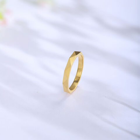 Facet Fun Gold Ring