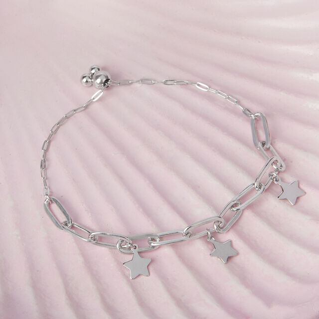 Ocean Charm Silver Bracelet,,hi-res image number null