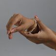 Shining Arch Diamond Bangle,,hi-res view 2