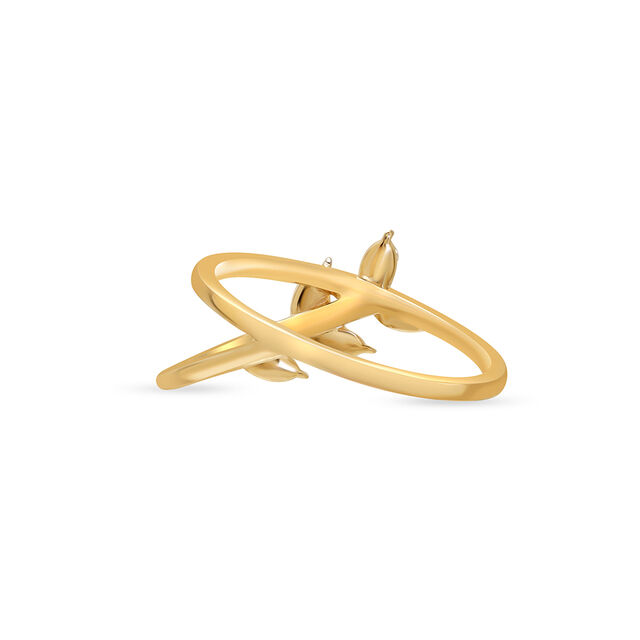 14KT Yellow Gold Summer Shade Diamond Finger Ring,,hi-res view 4
