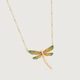 Verdant Dragonfly Gold Necklace,,hi-res view 4