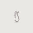 Peppy Chic Silver Nose Pin,,hi-res view 5
