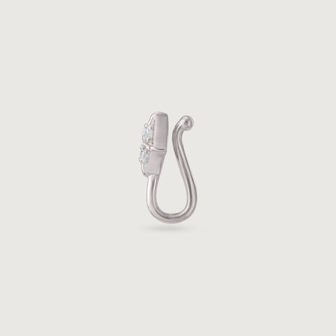 Peppy Chic Silver Nose Pin