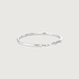 Linked Edge Silver Kada,,hi-res view 5
