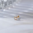 Glow Petite Gold and Diamond Nose Pin,,hi-res view 1