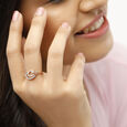 18 KT Rose Gold Charming Ring,,hi-res view 3