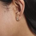 Spark Curl Diamond Stud Earrings,,hi-res view 2