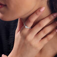 Chic Sparkle Silver Ring,,hi-res view 2