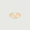 Edgy Loop Gold Ring,,hi-res view 3