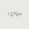 Dainty Duo Silver Toe Ring,,hi-res view 3