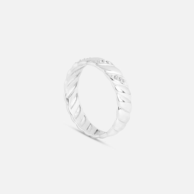 Minimalist Groove Silver Ring,,hi-res image number null