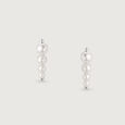 Cascade Glow Silver Stud Earrings,,hi-res view 3