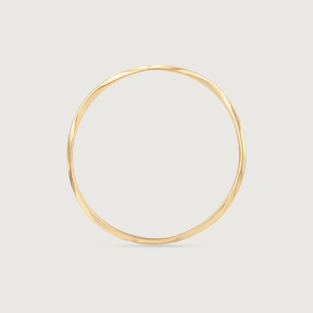 Refined Linear Gold Bangle,,hi-res image number null
