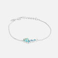 Sea Sparkle Silver Bracelet,,hi-res view 3