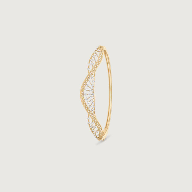 Woven Rhythm Diamond Bangle,,hi-res image number null