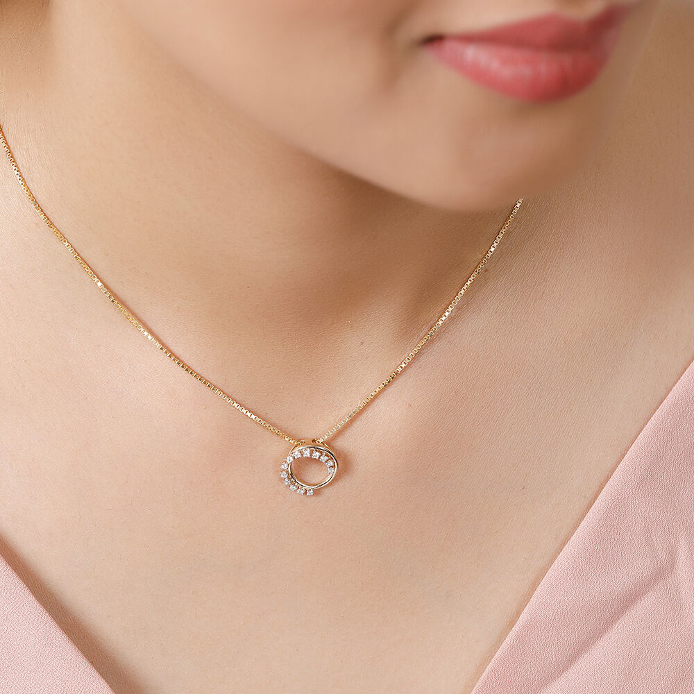 Small gold diamond sales pendant
