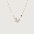 Radiant Layered Diamond Mangalsutra,,hi-res view 3