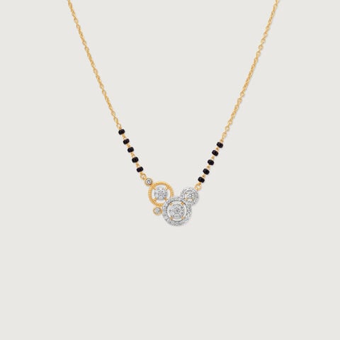 Radiant Layered Diamond Mangalsutra
