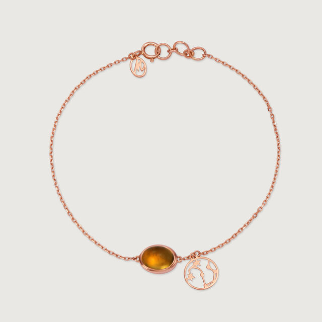 14KT Scorpio Birthstone Rose Gold Bracelet,,hi-res image number null