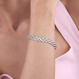 Refined Link Silver Bracelet,,hi-res view 2