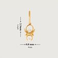Moon shadow Melody 14KT Pearl Drop Earring,,hi-res view 5