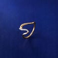 Graceful Wave Diamond Ring,,hi-res view 1