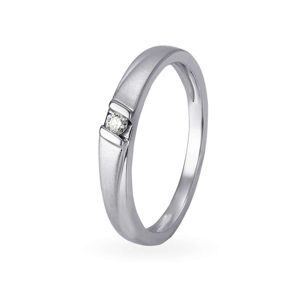 Buy Majestic Platinum Solitaire Finger Ring for Men Online Mia by Tanishq