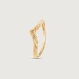 Wavy Charm Gold Ring,,hi-res view 4