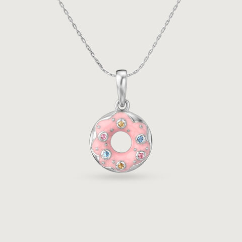 Sprinkled Joy Silver Pendant