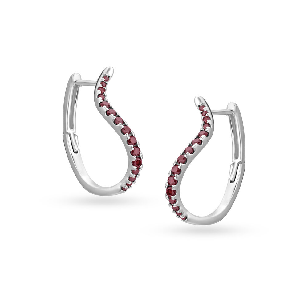 Tanishq silver earrings on sale