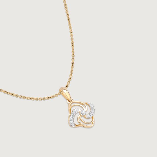 Swirl Pop Diamond Pendant,,hi-res image number null