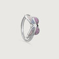 Blissful Ladybug Silver Ring,,hi-res view 4