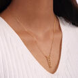 Butterfly Ballet 14KT Yellow Gold Necklace,,hi-res view 2