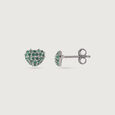 Chic Mint Silver Earrings and Necklace Set,,hi-res view 7