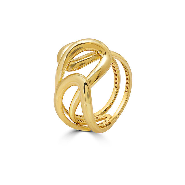 18KT Rays Of Renewal Swirl Finger Ring,,hi-res image number null