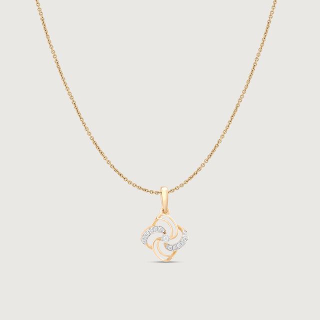 Swirl Pop Diamond Pendant,,hi-res image number null