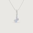 Melodic Charm Silver Pendant,,hi-res view 3