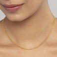 Refined Textured Gold Chain,,hi-res view 2