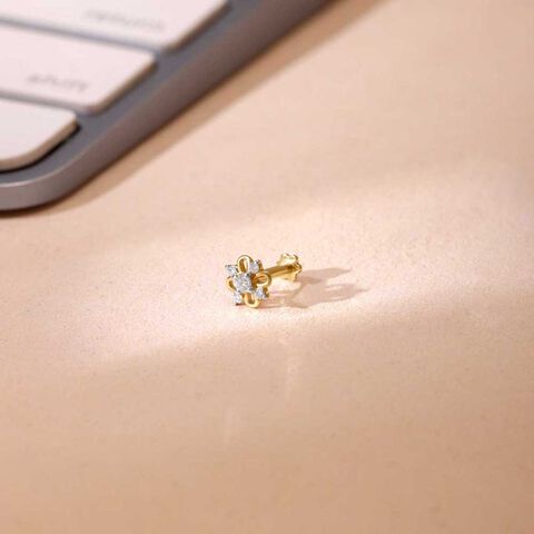 Bloom Pop Diamond Nose Pin