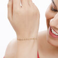 14KT Yellow Gold Tender Hearts Bracelet,,hi-res view 3