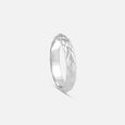 Sleek Braided Silver Finger Ring,,hi-res view 4